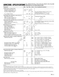 ADM2209EARU-REEL Datasheet Page 2