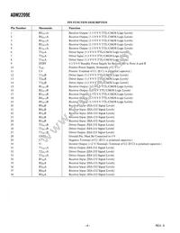 ADM2209EARU-REEL Datasheet Page 4