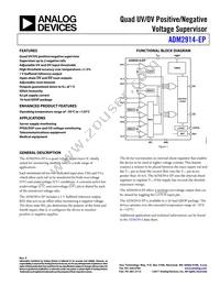 ADM2914-1SRQZEP Datasheet Cover