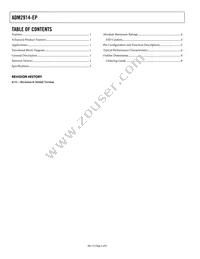 ADM2914-1SRQZEP Datasheet Page 2