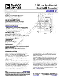 ADM3050ETRWZ-EP-RL Datasheet Cover