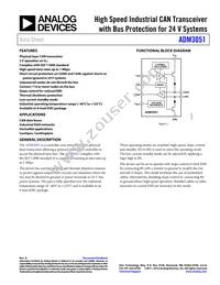 ADM3051CRZ-REEL7 Datasheet Cover