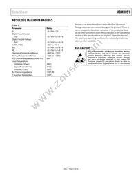 ADM3051CRZ-REEL7 Datasheet Page 5