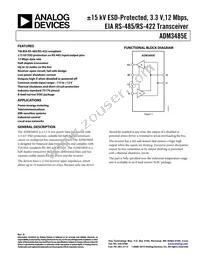 ADM3485EAR-REEL7 Datasheet Cover