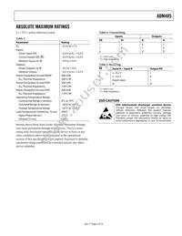 ADM485AR-REEL Datasheet Page 5