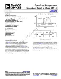 ADM6315-46D3ARTZR7 Datasheet Cover