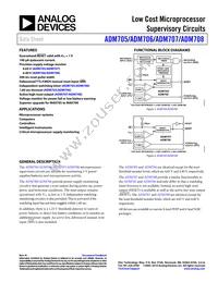 ADM708AR-REEL Datasheet Cover