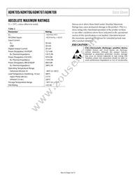 ADM708AR-REEL Datasheet Page 4