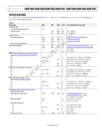 ADM708SAR-REEL Datasheet Page 3