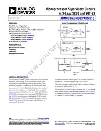 ADM809-5SARTZ-RL7 Datasheet Cover