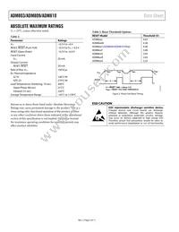 ADM809-5SARTZ-RL7 Datasheet Page 4