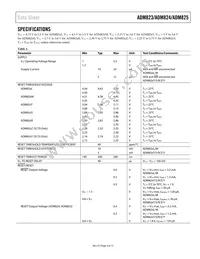 ADM825TYRJ-R7 Datasheet Page 3