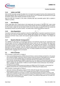 ADM8511X-CC-T-1 Datasheet Page 22