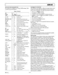 ADMC401BSTZ Datasheet Page 17