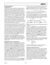 ADMC401BSTZ Datasheet Page 19