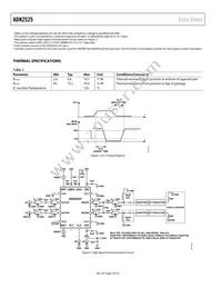 ADN2525ACPZ-REEL7 Datasheet Page 4