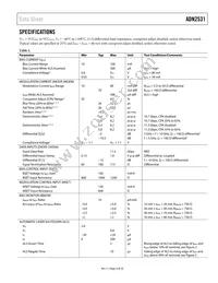 ADN2531ACPZ Datasheet Page 4