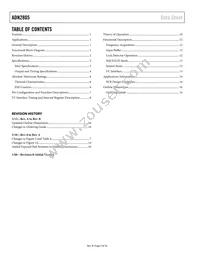ADN2805ACPZ-RL7 Datasheet Page 2