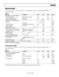 ADN2806ACPZ-RL7 Datasheet Page 3