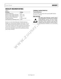 ADN2807ACPZ-RL Datasheet Page 5