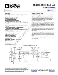 ADN2811ACPZ-CML-RL Datasheet Cover