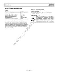 ADN2811ACPZ-CML-RL Datasheet Page 6