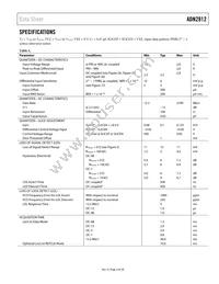 ADN2812ACPZ-RL7 Datasheet Page 3
