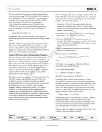 ADN2815ACPZ-RL7 Datasheet Page 17