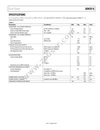 ADN2816ACPZ-RL7 Datasheet Page 3