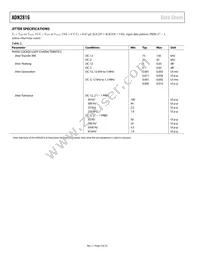 ADN2816ACPZ-RL7 Datasheet Page 4
