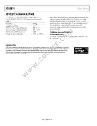 ADN2816ACPZ-RL7 Datasheet Page 6