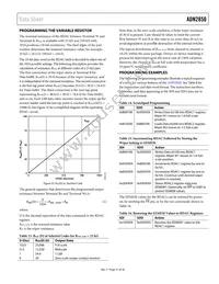 ADN2850BCPZ250-RL7 Datasheet Page 21