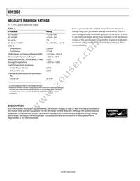ADN2860ACPZ250-RL7 Datasheet Page 6