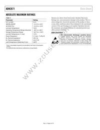ADN2871ACPZ-RL7 Datasheet Page 6