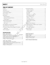 ADN2917ACPZ-RL7 Datasheet Page 2