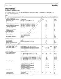 ADN4600ACPZ-R7 Datasheet Page 3