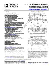 ADN4652BRSZ Datasheet Cover