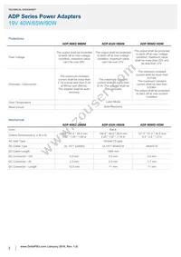 ADP-90MD HDM Datasheet Page 3