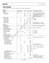 ADP1050ACPZ-RL Datasheet Page 4