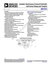 ADP1074ARWZ-RL Datasheet Cover