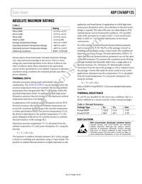ADP124ARHZ-2.9-R7 Datasheet Page 5