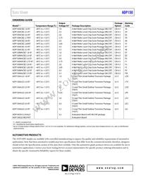 ADP150ACBZ-2.75R7 Datasheet Page 19