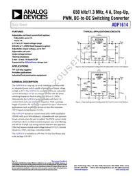 ADP1614ACPZ-650-R7 Datasheet Cover