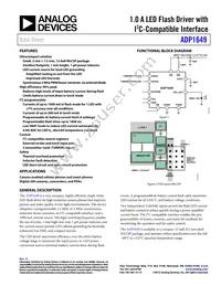 ADP1649ACBZ-R7 Datasheet Cover