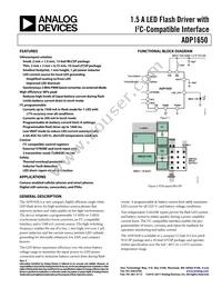 ADP1650ACBZ-R7 Datasheet Cover