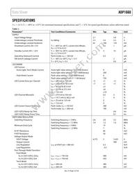 ADP1660ACBZ-R7 Datasheet Page 3