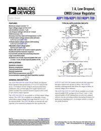 ADP1706ACPZ-0.8-R7 Datasheet Cover