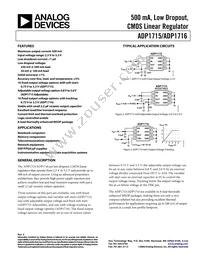 ADP1715ARMZ-0.9-R7 Datasheet Cover