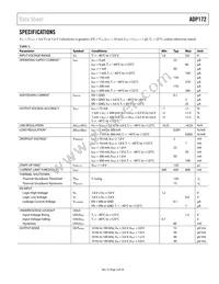 ADP172ACBZ-1.7-R7 Datasheet Page 3