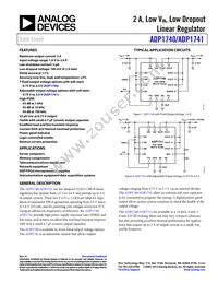 ADP1740ACPZ-0.75R7 Datasheet Cover